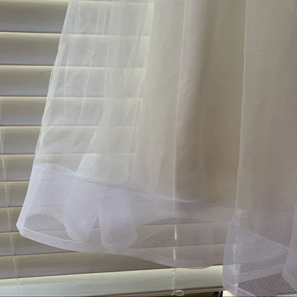 FASHION NOVA White tulle maxi wedding dress, NWT - Picture 7 of 11